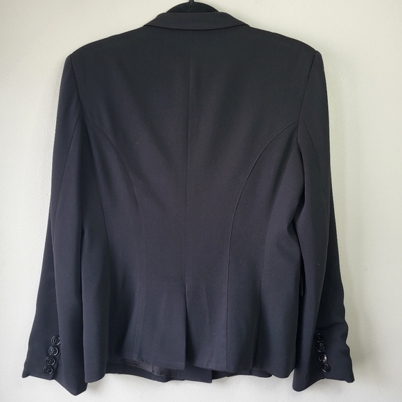 Twin Set Simona barbieri black casual blazer with skull and rose buttons Sz XL - Picture 2 of 16